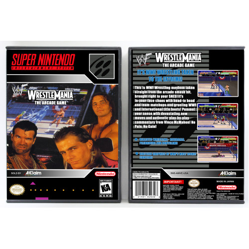 WWF Wrestlemania: The Arcade Games